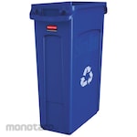 Rubbermaid Vented Slim Jim Recycling (Tempat Sampah Daur Ulang / Tong Sampah Daur Ulang)