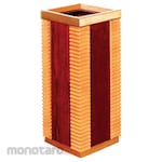 TERA Tempat Sampah/Tong Sampah Persegi Motif Kayu (Trash Bin)