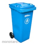Indobin Plastic Trash Bin with Wheel 120L