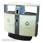 KRISBOW Tempat Sampah/Tong Sampah Pilah dengan Sekat (Trash Bin)