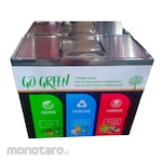 Non Brand Tempat Sampah/Tong Sampah Pilah Stainless Lobby (Trash Bin)