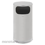 Rubbermaid Metallic Flat Top Dustbin (Tempat Sampah Stainless / Tong Sampah Stainless)