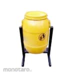 TRIPELKA Plastic Drum Dustbin