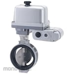 Kitz 10K Aluminum Electric Butterfly Valve (Short Neck) (Katup Kupu-Kupu)