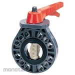 SH Taiwan Butterfly Valve PVC Flange End (Katup Kupu-Kupu)