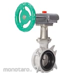 TOYO VALVE Butterfly Valve JIS10K Alluminium SS Gear operated (Katup Kupu-Kupu)