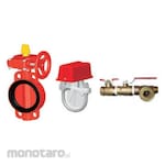 Weflo Butterfly Valve with Flow Switch and Test Drain