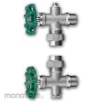 Three-M Industry Screw gauge valve with plug valve