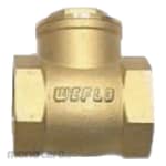 Weflo Brass Body Swing Check Valve Screw End
