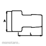 Yoshitake Check Valve Fitting Male / with Gasket F-65