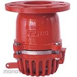 Osaka Pipe Fitting & Valve All cast iron single-open foot valve Tip foot 10K flange type With lever