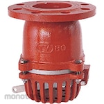 Osaka Pipe Fitting & Valve Cast iron main part stainless steel foot valve Tip foot 10K flange type with lever