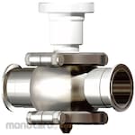 Osaka Sanitary SUS316L In-line Sampling Valve FKM Ferrule