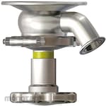 Osaka Sanitary SUS316L Manual Flange Integrated Tank Valve with PTFE Ferrule
