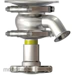 Osaka Sanitary SUS316L Manual Flange Separation Type Tank Valve with PTFE Ferrule