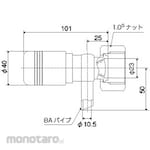 Osaka Sanitary SUS316L Push-Type Sampling Valve FKM Nut (Small)
