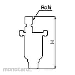 Yoshitake Air Bleed Valve (with Check Function) TA-16CVA