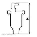 Yoshitake Air Bleed Valve (with L-Type Hose Fitting) TA-16L
