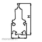 Yoshitake Pressure Reducing Valve GD-200 FCD450 Flange End Connection