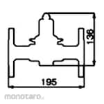 Yoshitake Pressure Reducing Valve GD-43-10 SCS14A Flange End Connection