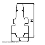 Yoshitake Pressure Reducing Valve GD-45P FCD450 Threaded NPT End Connection