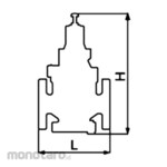 Yoshitake Pressure Reducing Valve GP-1000H FCD450 Flange End Connection