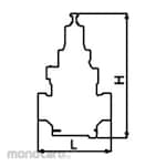Yoshitake Pressure Reducing Valve GP-1010 FCD450 Screw End Connection
