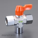 ESCO Rc 1/4 " Mini ball valve (3 directions)