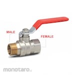 ALDO Ball Valve Kuningan Male + Female