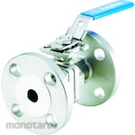 FUJIKIN 1MPa JIS 10K Flange Type Manual Operation 2-PC Ball Valves