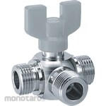 KAKUDAI 3 Way Ball Valve for Tap (1/2)