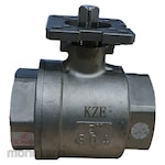 KZE Female Thread 2-Part Ball Valve SS304 (Katup Bola)