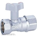 Kitz 10K Built-In Type Water Supply Ball Valve (Taper Female Thread X Taper Female Screw) (S25N Series)