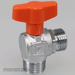 Kitz 10K Orange Ball Angle Type (Standard Bore, Taper Male Thread X Parallel Male Thread) (S5 Series)