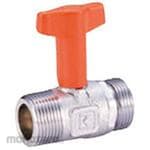 Kitz 10K Orange Ball Long Handle (Standard Bore, Taper Male Thread X Parallel Male Thread) (S4 Series)