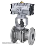 Kitz 10K Stainless Steel Pneumatic Ball Valve (Full Bore) (Flange Type)