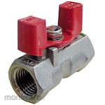 Kitz 600 Type Stainless Steel Ball Valve (Butterfly Handle, Reduced Tobear) UTKW Series