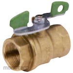 Kitz 600-Type Brass Ball Valve (Full Bore, Butterfly Handle) ZET Series