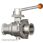 Osaka Sanitary Manual 2-Way Ball Valve Fkm (2.0S To 4.0S) Ferrule