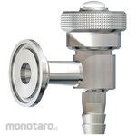 Osaka Sanitary SUS316L B15 type sample cock PK=Si BB ferrule