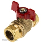 RS PRO Brass Manual Ball Valve BSPP 2 Way