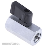 RS PRO Chrome Plated Brass Hydraulic Ball Valve