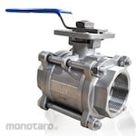 VTV Valve Body Ball Valve With Mounting Pad Screw End