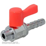 monotaro Small Ball Valve (One Hose Nipple Integrated Type) (Katup)