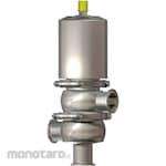 Osaka Sanitary SUS316L Automatic F-Type Diaphragm Valve (Single Acting) PTFE Ferrule