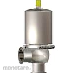 Osaka Sanitary SUS316L Automatic L-Type Diaphragm Valve (Single Acting) PTFE Ferrule
