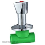 IFAN Concealed Chrome Gate Valve PPR