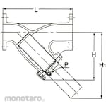 Kitz Ductile Y Type Strainer Flange 10K