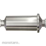 Osaka Sanitary SUS316L Tube Strainer, Si Wire Mesh, 20# to 400#, Ferrule