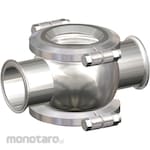 Osaka Sanitary SUS316L GI Type Sight Glass PK=FPM Reinforced G Ferrule